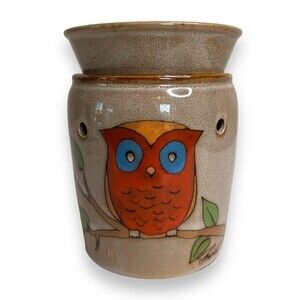 Scentsy Owl on Limb Full Size Wax Warmer Stone Color WORKS Style 26973 Complete